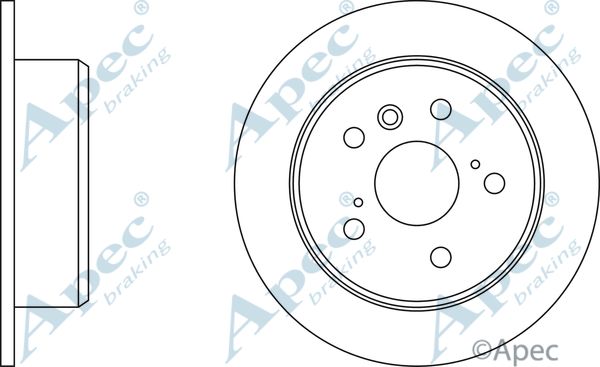 APEC BRAKING Bremžu diski DSK711